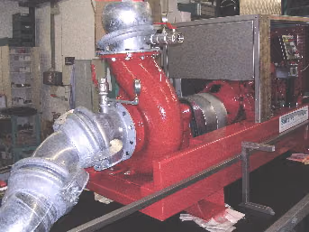 Dieselmotorpumpe über 1.000 m³/h mit Kreiselpumpenkopf DN300