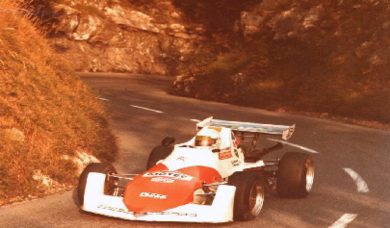 Formelwagen beim Bergrennen am Oberjoch 1982