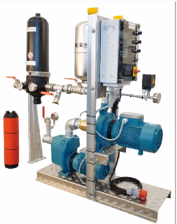 Pumpwerk mit Lamellenscheibenfilter 2" SUPER